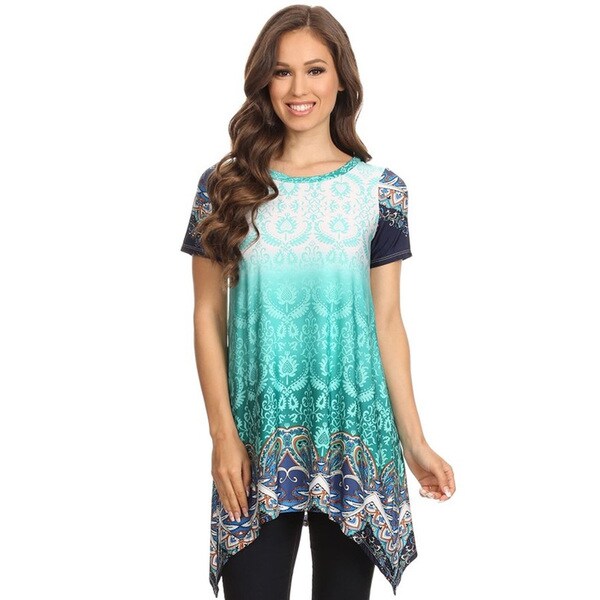 Shop Women's Ombre Ornate Tunic - On Sale - Free Shipping On Orders ...