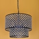 preview thumbnail 10 of 9, Aenna Multicolored Metal 2-tier 8-light Drum Chandelier