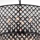 preview thumbnail 11 of 9, Aenna Multicolored Metal 2-tier 8-light Drum Chandelier