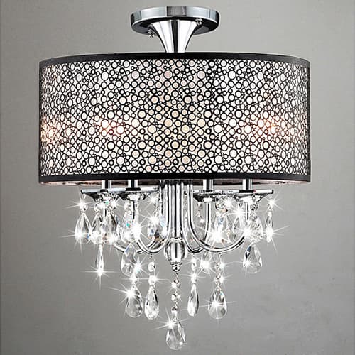 Agena 4 Light Drum Chandelier