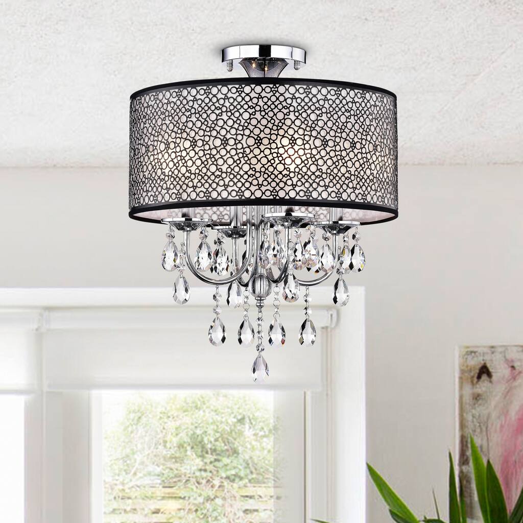 Agena 4 Light Drum Chandelier