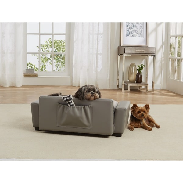 grey dog sofa bed