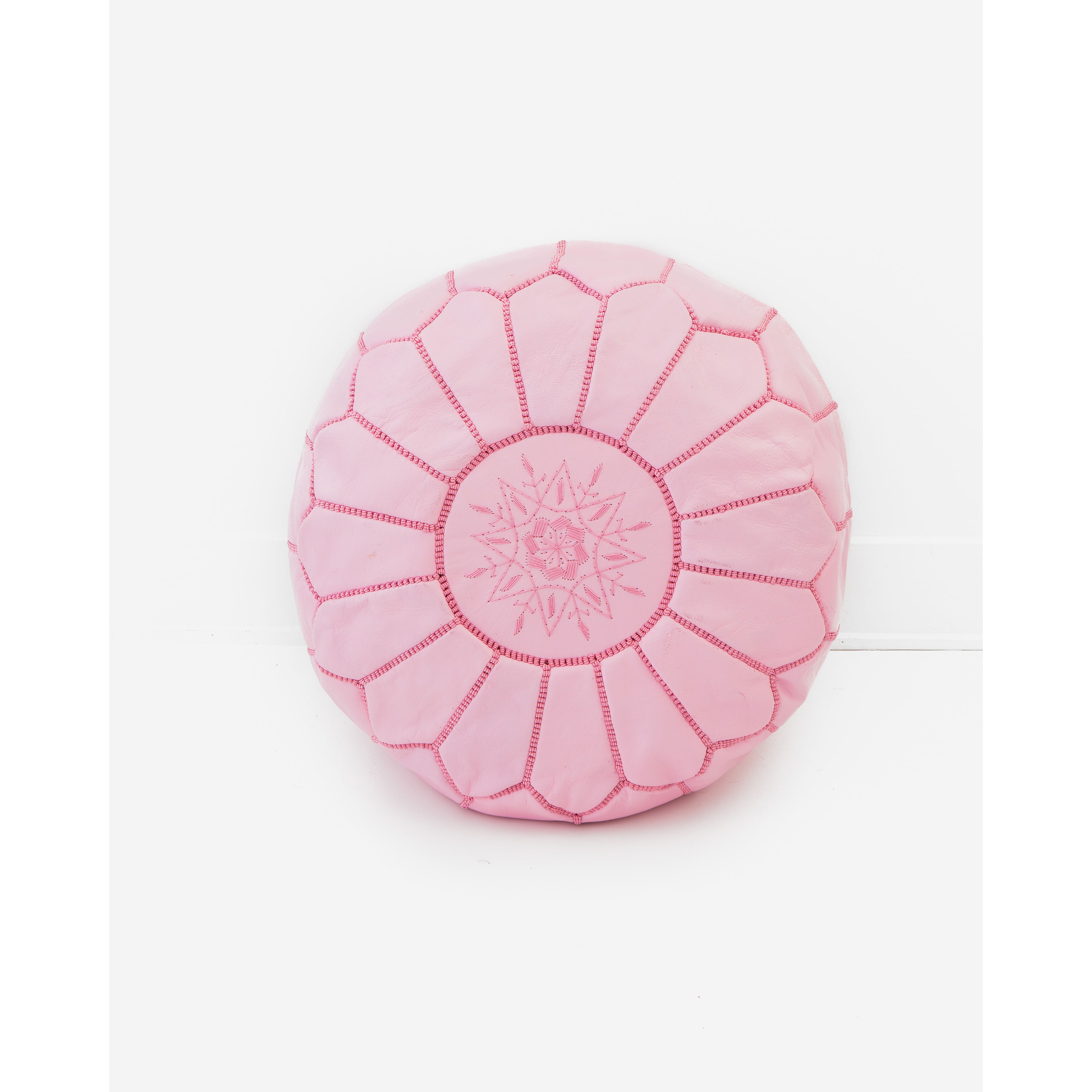 baby pink ottoman