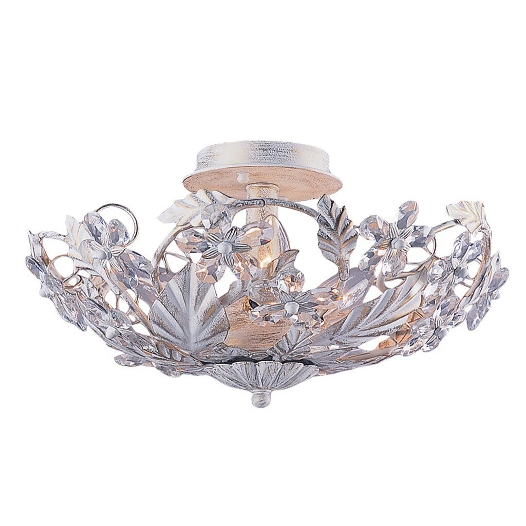 Shop Paris Market 6 Light Antique White Semi Flush Mount On Sale