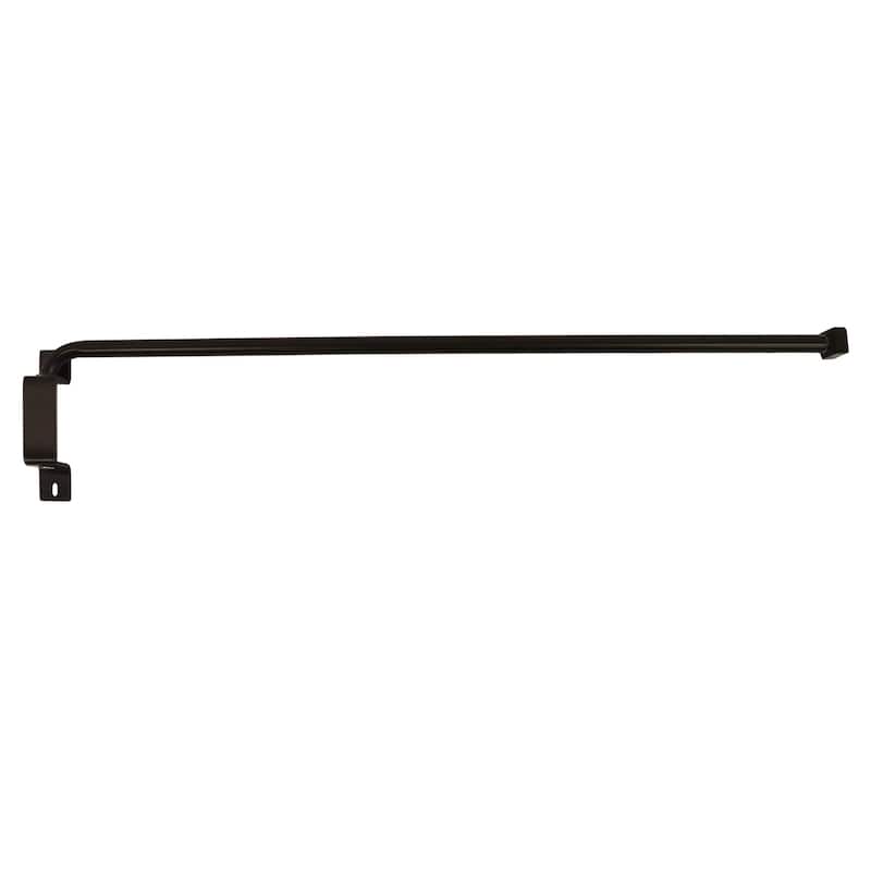 Achim ACHIM Brent 20 to 36-inch Innovative Swing Arm Curtain Rod - 20" - 36" - Brown - Brown Finish/Bronze Finish