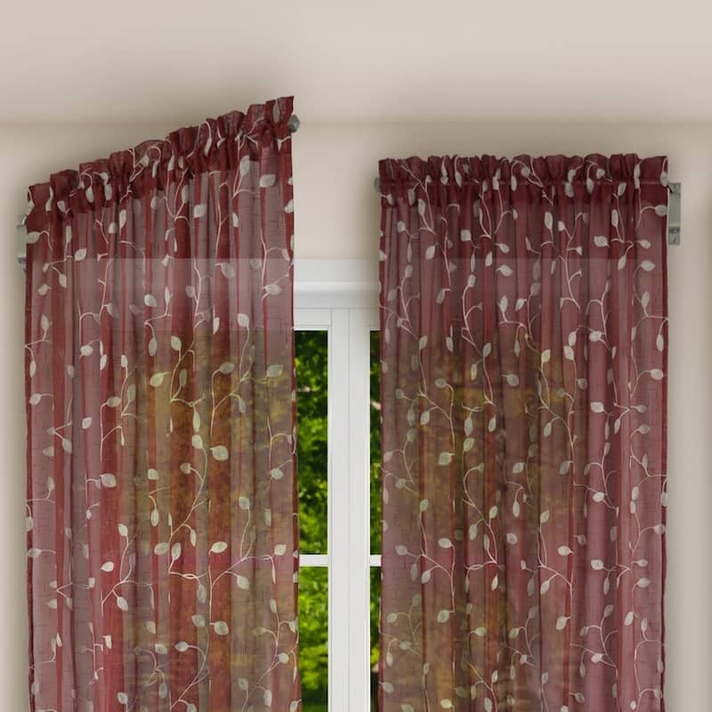 Achim ACHIM Brent 20 to 36-inch Innovative Swing Arm Curtain Rod - 20" - 36" - Grey - Nickel Finish/Bronze Finish