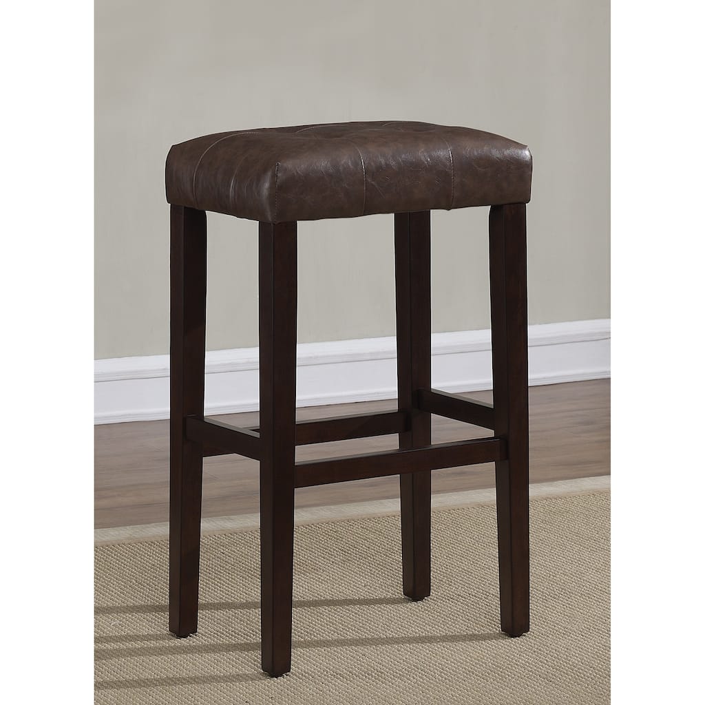 Terrell 30-inch Espresso Backless Bar Stool