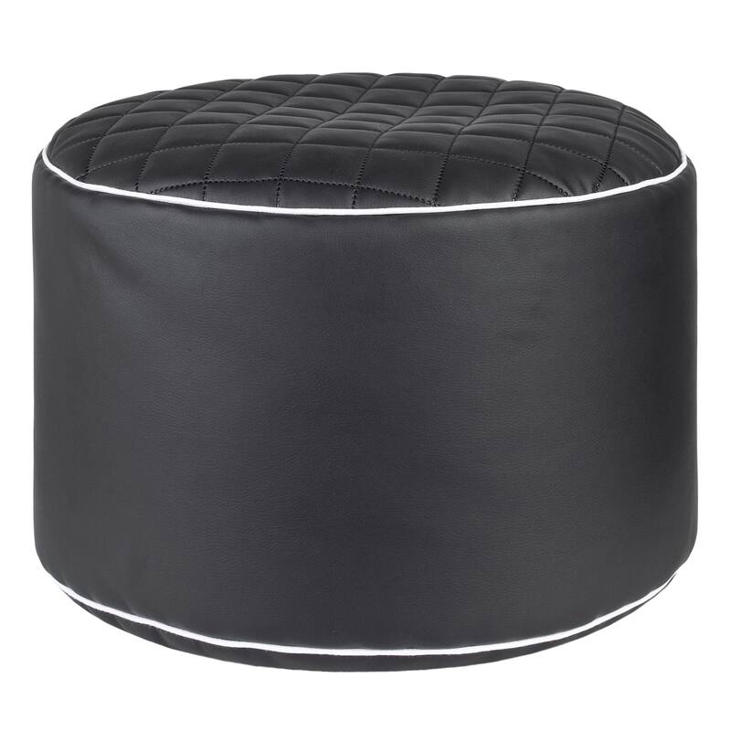 Sitting Point Dotcom Modo Tap Faux Leather Pouf Ottoman Bean Bag