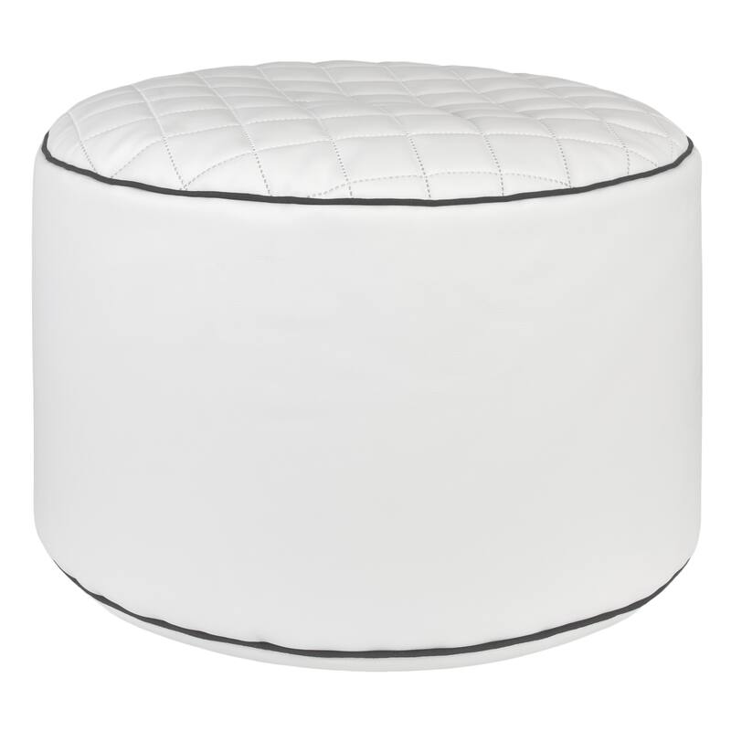 Sitting Point Dotcom Modo Tap Faux Leather Pouf Ottoman Bean Bag
