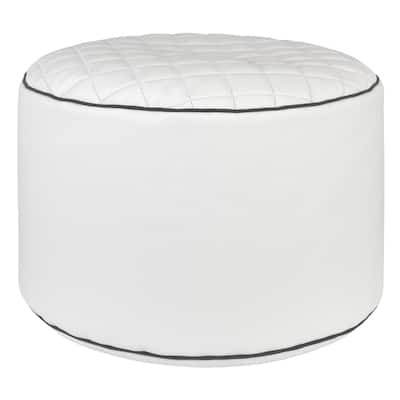 Sitting Point Dotcom Modo Tap Faux Leather Pouf Ottoman Bean Bag