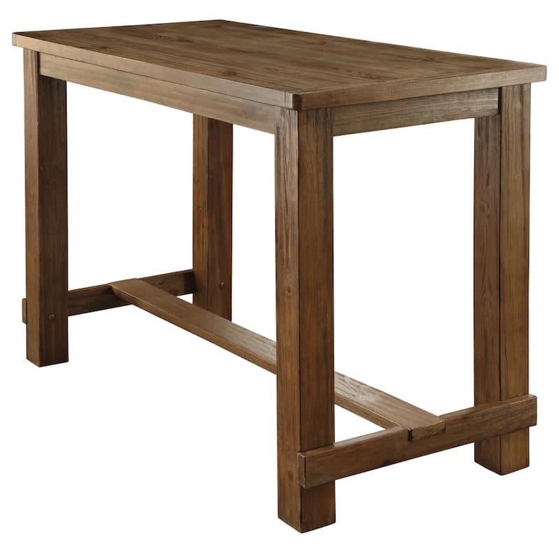 Tays Transitional Walnut Solid Wood 5-Piece Bar Set by Furniture of America