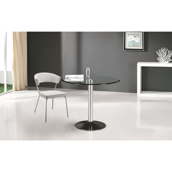 Oliver James Varma Chrome And Gl Dining Table On Oliver James Varma Chrome And Gl Dining Table