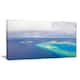 Aerial View of Maldives Island - Modern Seascape Canvas Artwork Print ...