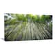 Bamboo forest of Kyoto Japan. - Forest Canvas Wall Art Print - Multi ...