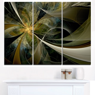 Abstract Multi color Flower Fusion Large Flower Canvas Wall Art 