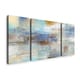 Studio 212 'Coast to Coast' 30-inch x 60-inch Triptych Textured Canvas ...