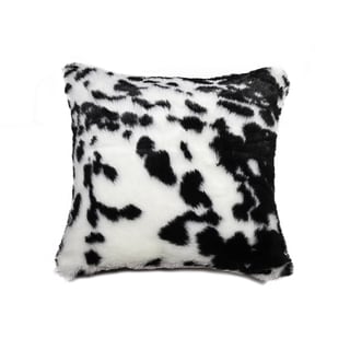 faux cow print pillows