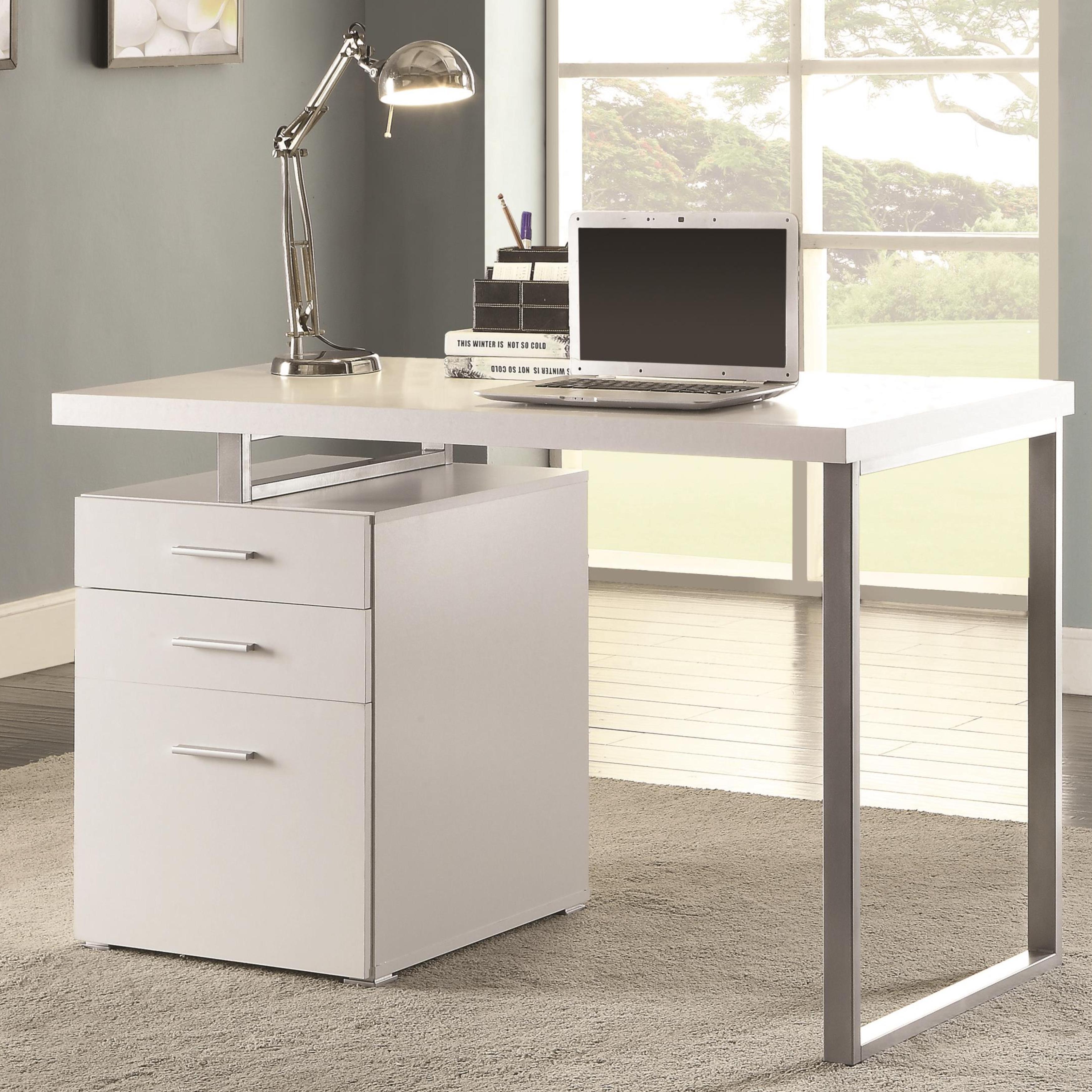 Shop Modern Design Home Office White Writing Computer Desk With