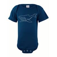Rocket Bug Ocean Whale Cotton Baby Bodysuit