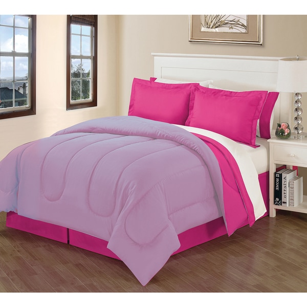 Shop Fuchsia/ Purple 8piece KingSize Bed in a Bag