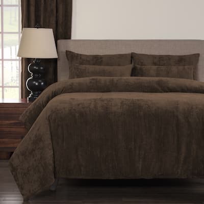 Silver Orchid Powell Cognac Soft 6-piece Duvet Cover Set