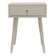 Shop Mid-Century Single Drawer Wood Side Table - On Sale - Free