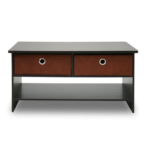 Shop Furinno Espresso Coffee Table Free Shipping Today Overstock
