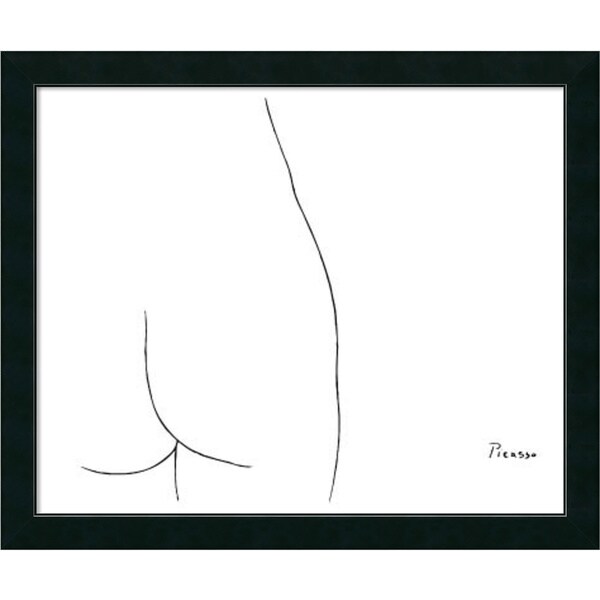 Shop Framed Art Print Femme By Pablo Picasso Free Shipping Today