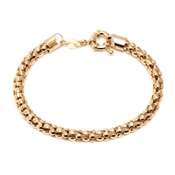 Goldplated Popcorn Bracelet - Gold. Opens flyout.