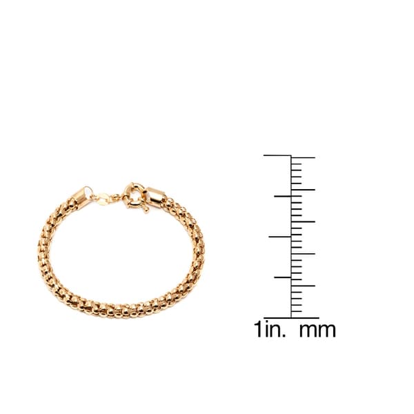 Goldplated Popcorn Bracelet - Gold