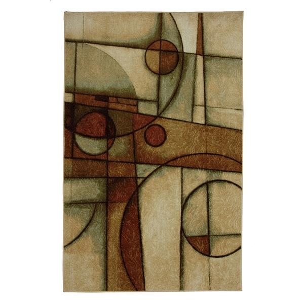 Mohawk Home New Wave Mythology Neutral Area Rug (5' x 7') - 5' x 7'
