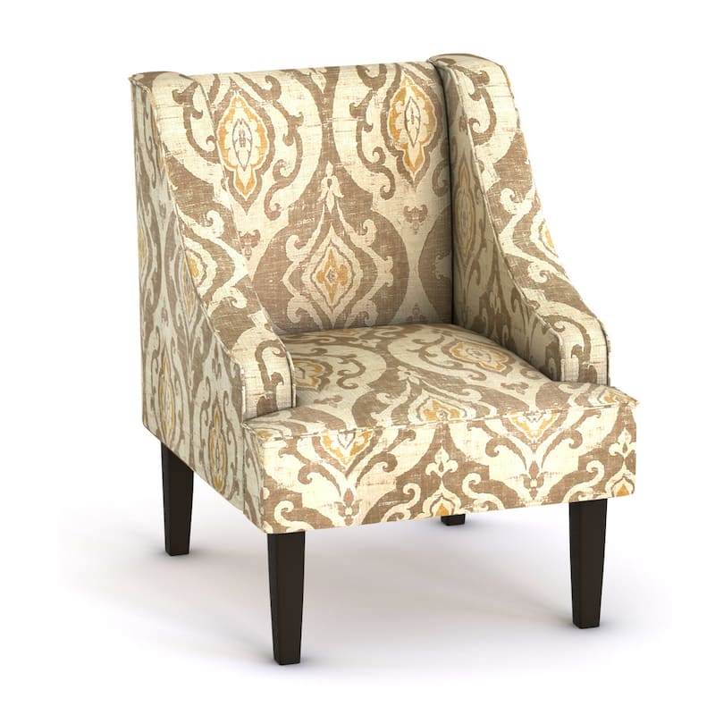 Porch & Den Lyric Swoop Arm Accent Chair