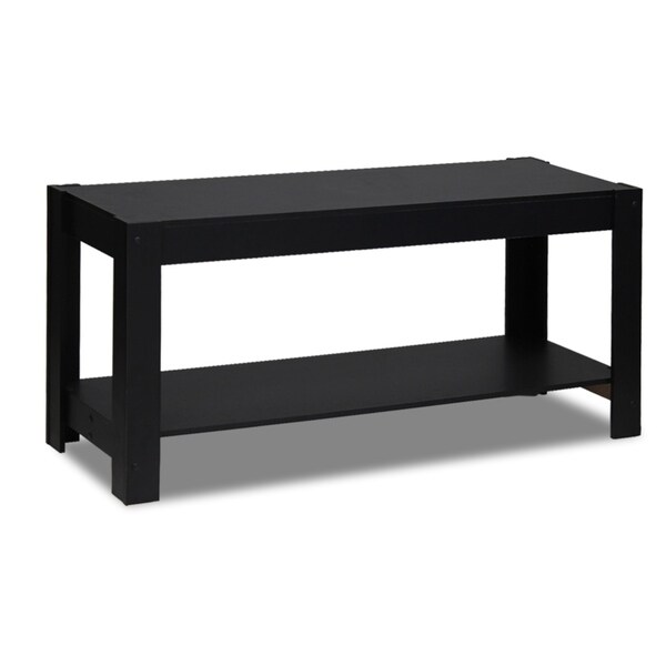 Shop Furinno Black Coffee Table Free Shipping Today Overstock