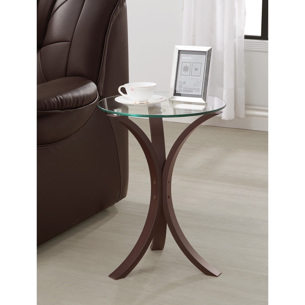 cappuccino end table