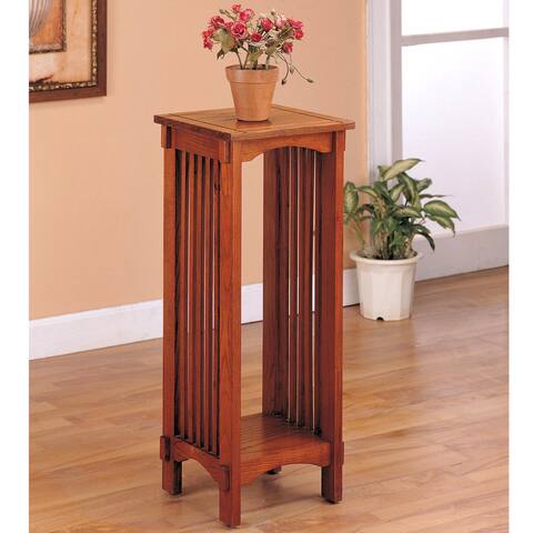Mission Traditional Oak Plant Stand