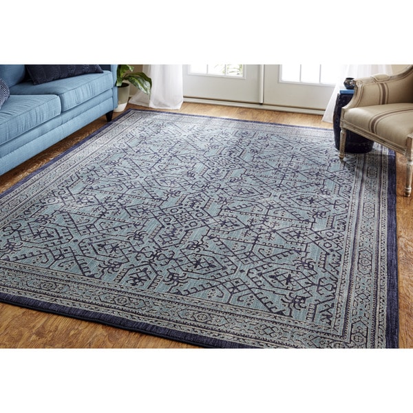 Mohawk Home Cascade Heights Barrow Blue Area Rug 8 X 10 Mohawk Home Cascade Heights Barrow Blue Area Rug 8 X27 X