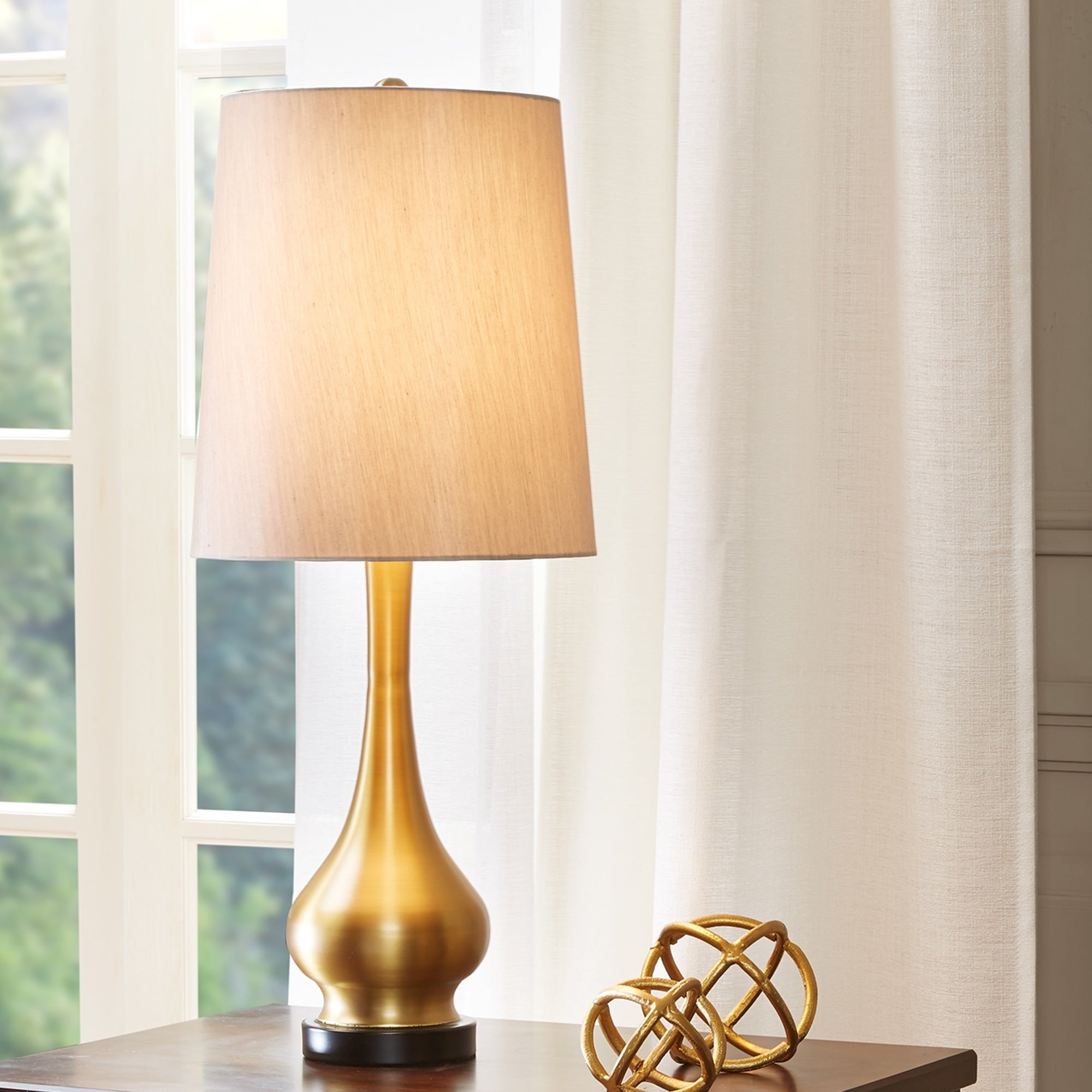 MADISON PARK SIGNATURE Lia Table Lamp Gold See Below MPS153-0001 