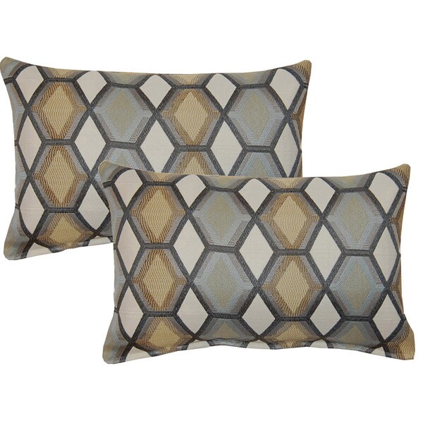 Catcher Grey 12in Throw Pillows (Set of 2)