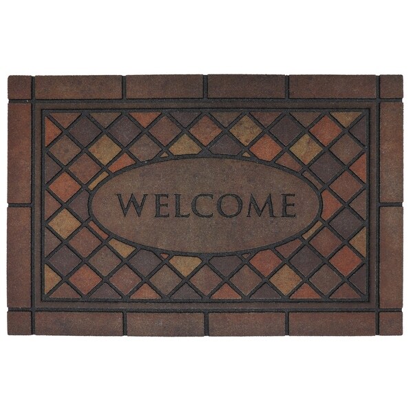 Mohawk Home Doorscapes Estate Mosaic Spice Door Mat (1'11 x 2'11) - 1'11" x 2'11"