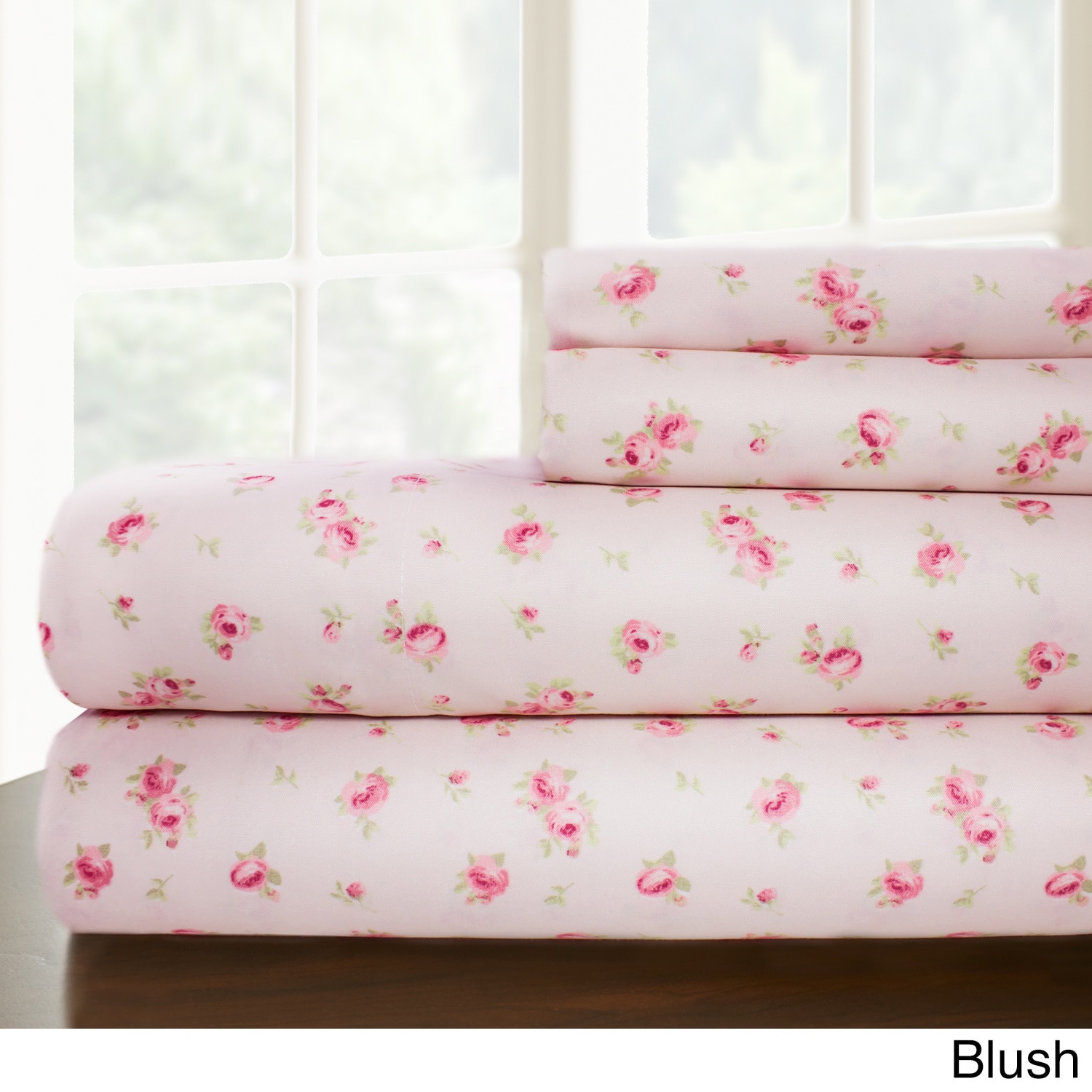 Amrapur Overseas Inc Printed Sheet Set Blush Queen Ebay - Picture Of amrapur overseas inc printed sheet set blush queen ebay - picture of