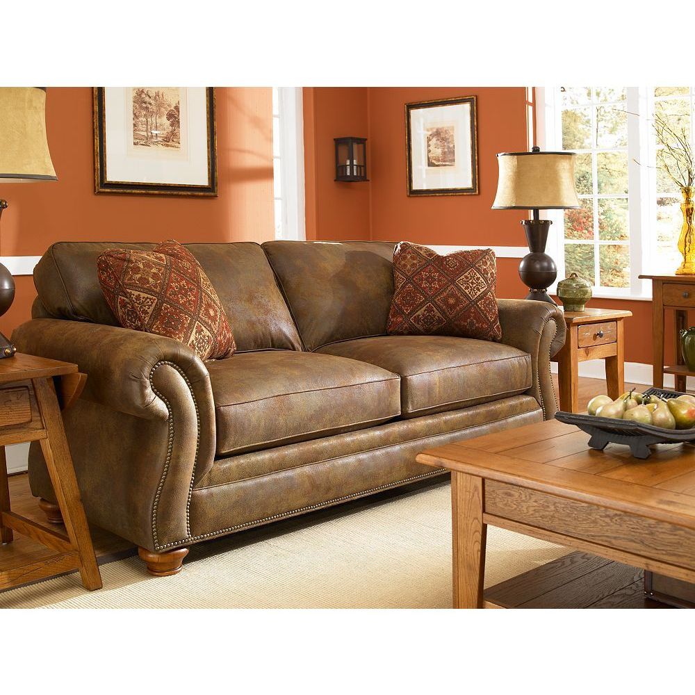 Shop Broyhill Laramie Sofa In Brown Overstock 12246425