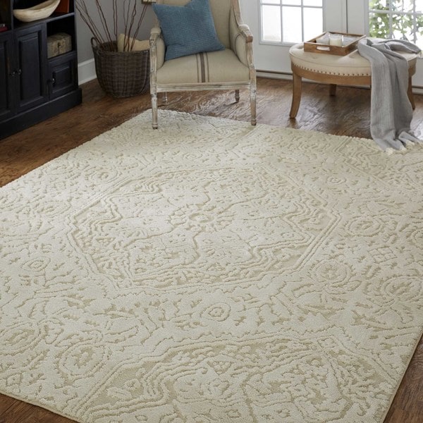 Mohawk Home Loft Francesca Cream Area Rug (5' x 8') - Free Shipping ...