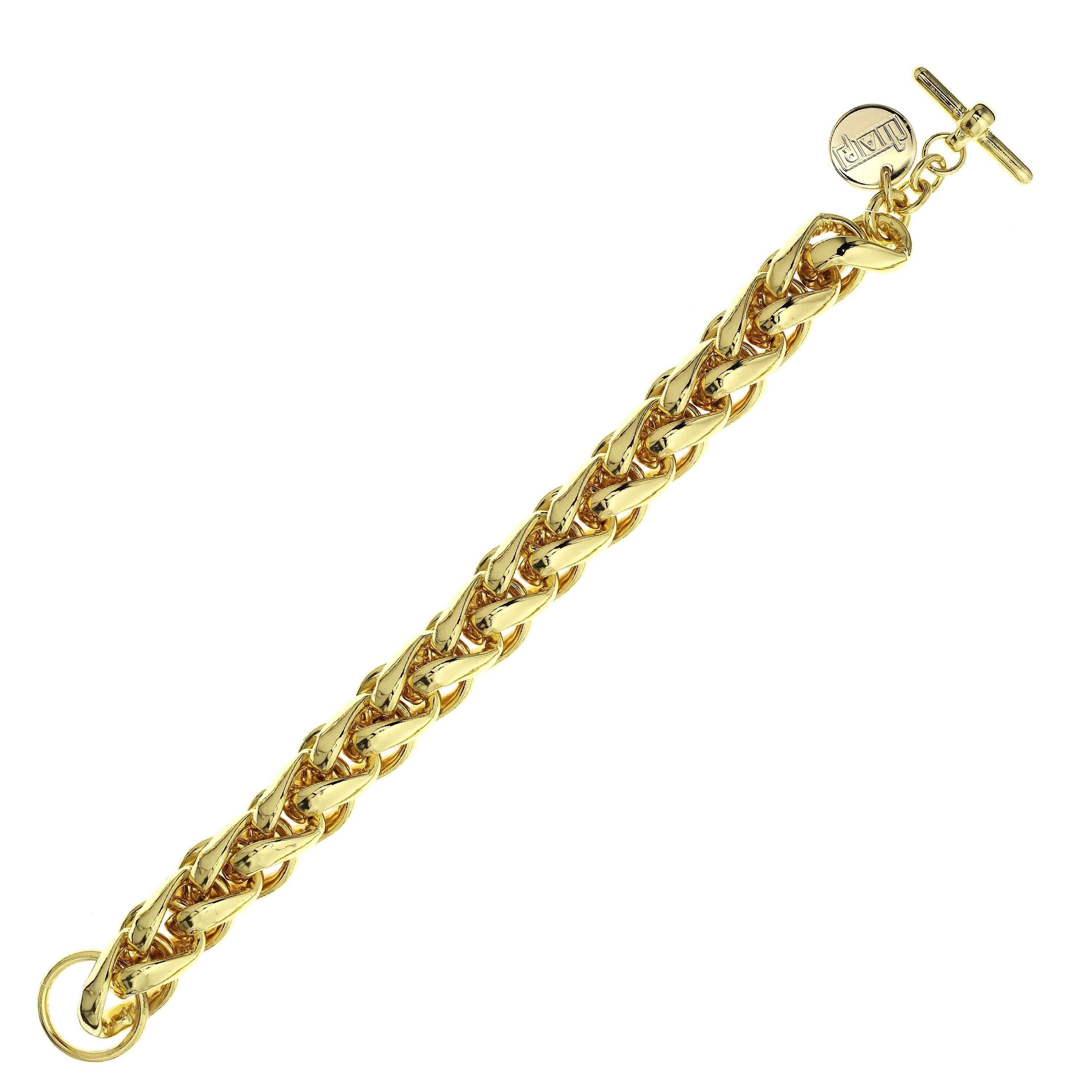 18 karat gold plated bracelet