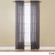 preview thumbnail 4 of 12, Miller Curtains Angelica 84-inch Sheer Curtain Panel with Rod Pocket 59 x 84 - Coal