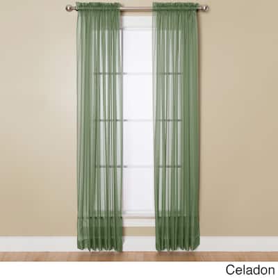 Miller Curtains Angelica 84-inch Sheer Curtain Panel with Rod Pocket