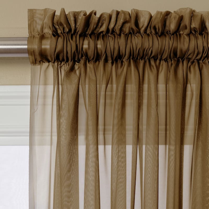 Miller Curtains Angelica 108-inch Rod Pocket Sheer Panel