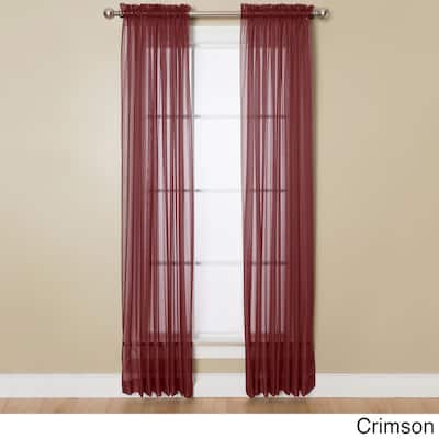 Miller Curtains Angelica 108-inch Rod Pocket Sheer Panel