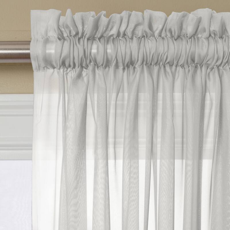 Miller Curtains Angelica 108-inch Rod Pocket Sheer Panel