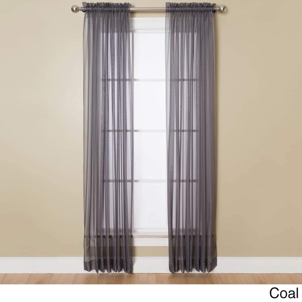 Miller Curtains Angelica 108-inch Rod Pocket Sheer Panel