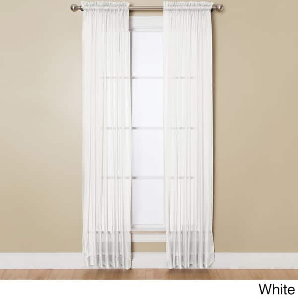 Miller Curtains Angelica 108 Inch Rod Pocket Sheer Miller Curtains Angelica 108 Inch Rod Pocket Sheer
